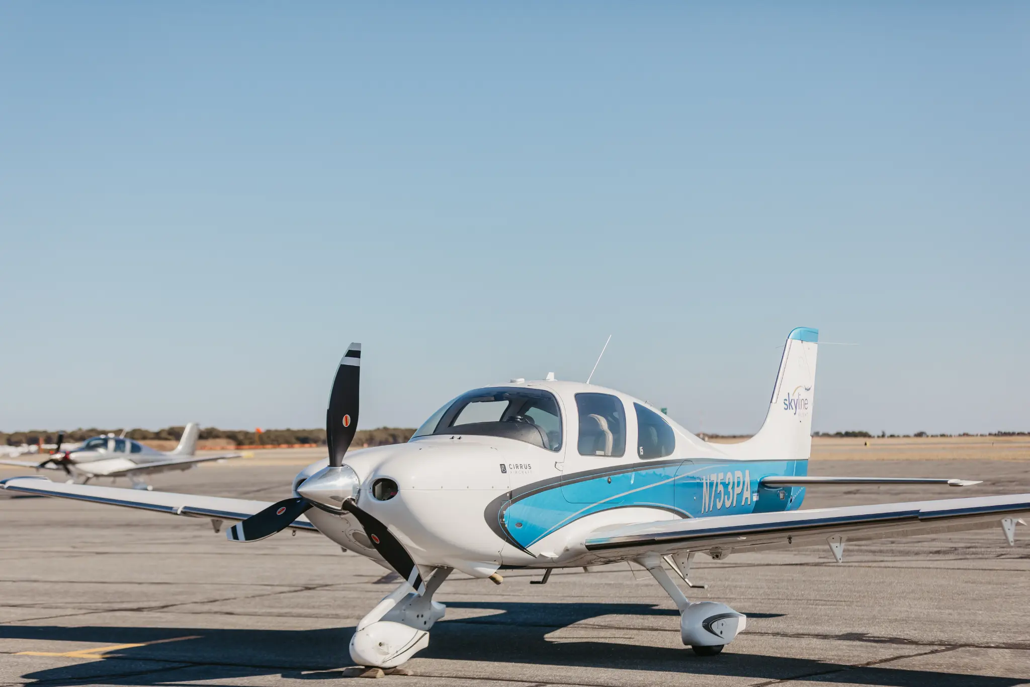 N753PA Skyline Flight SR22 at Nantucket Airport